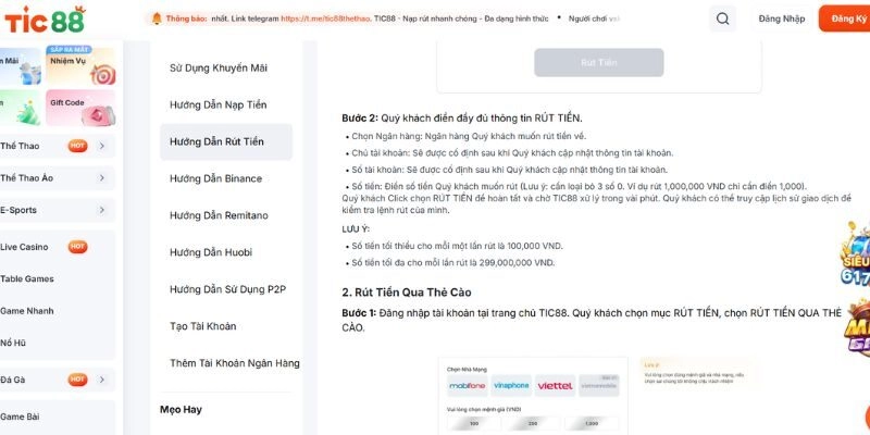 9win – Thương Hiệu Nhà Cái Đẳng Cấp, Nạp Rút Siêu Tốc 24/7 4 Nạp/rút tiền 9Win – Quy trình sòng phẳng, nhận tiền liền tay