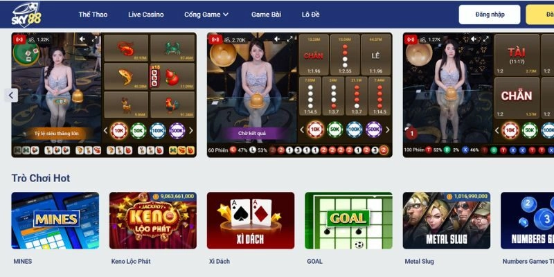 Sky88 – Top 1 Địa Chỉ Nhà Cái Cá Cược Uy Tín Nhất Hiện Nay 2 Sky88 mang đến trải nghiệm cá cược ổn định, mượt mà