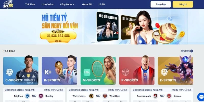Sky88 – Top 1 Địa Chỉ Nhà Cái Cá Cược Uy Tín Nhất Hiện Nay 6 Sky88 – Top 1 Địa Chỉ Nhà Cái Cá Cược Uy Tín Nhất Hiện Nay